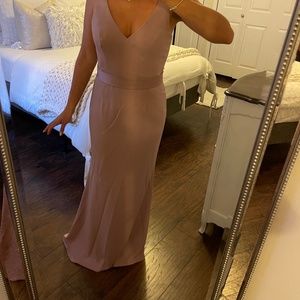 Floor length gown